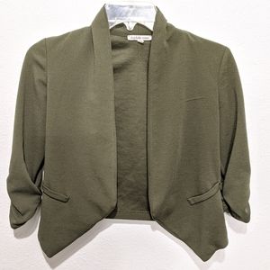 Cropped Blazer Shrug